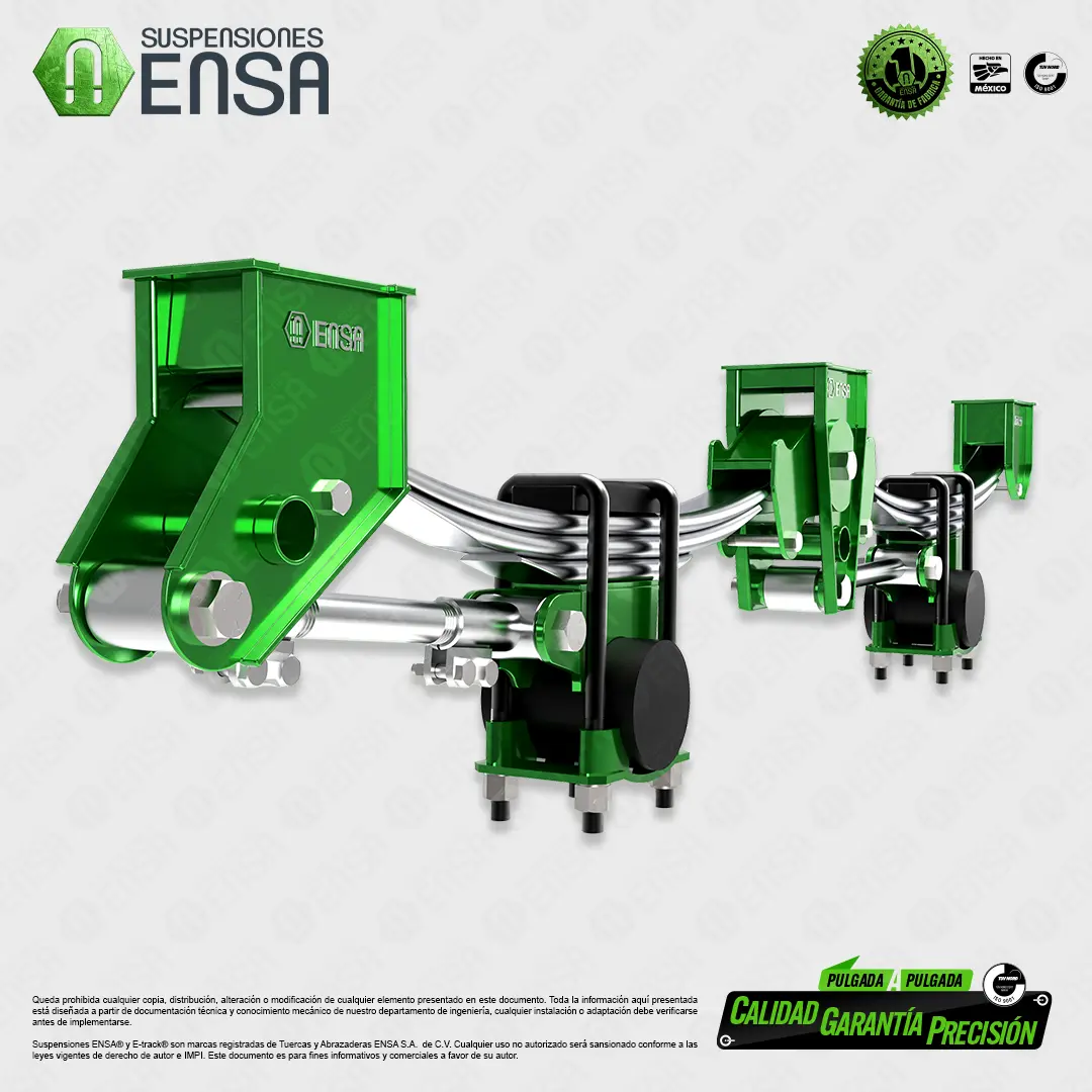 SUSPENSIÓN MECÁNICA ENSA-9700 15AM 2 EJES