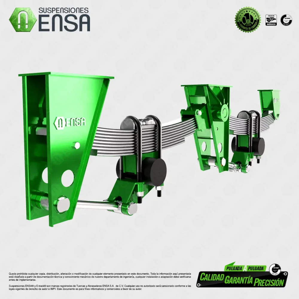 KIT SUSPENSION SIN MUELLES FRUEHAUF MECÁNICA 2 EJES